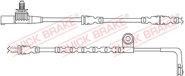 QUICK BRAKE Сигнализатор, износ тормозных колодок WS 0265 A
